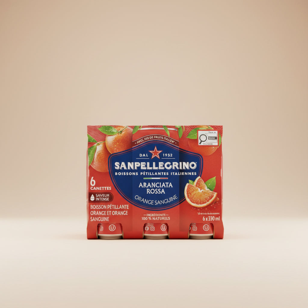 Sanpellegrino - Aranciata Rosa - 6 Can