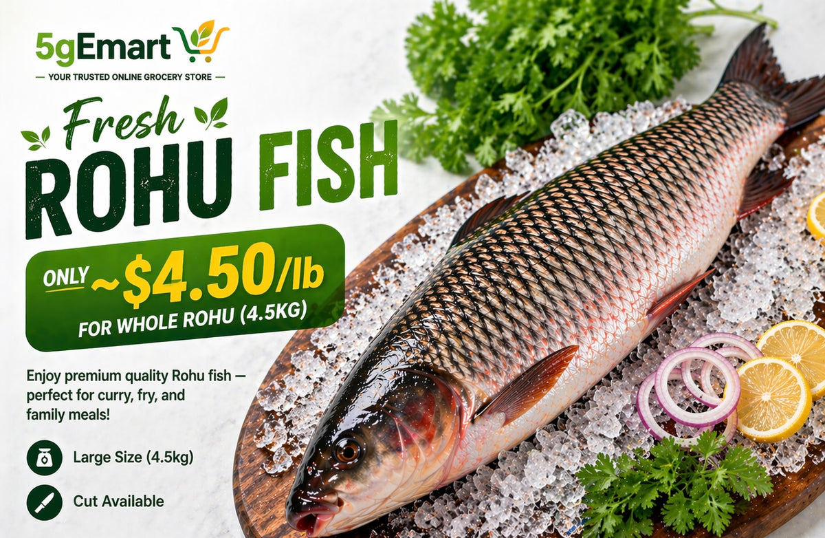 Rohu Fish whole - Frozen