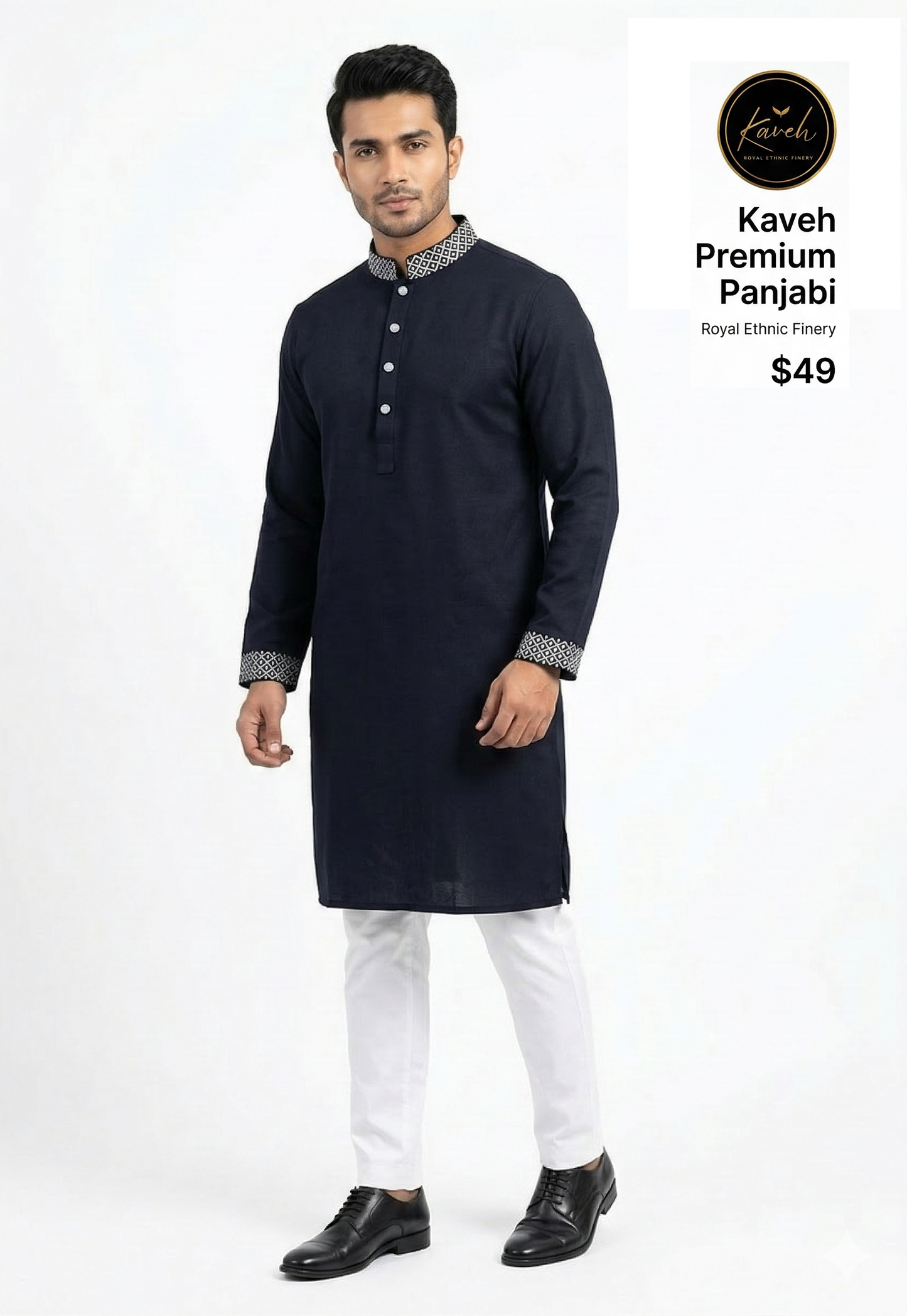 Kaveh Premium Panjabi - Blue