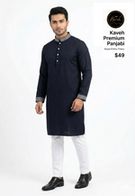 Kaveh Premium Panjabi - Blue