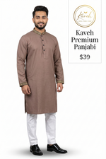 Kaveh Premium Panjabi - Brown