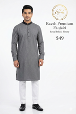 Kaveh Premium Panjabi - Grey