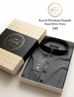 Kaveh Premium Panjabi - Grey